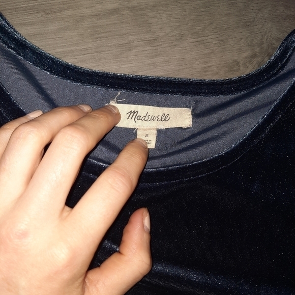 Madewell Velvet Butterfly Top - Picture 5 of 7